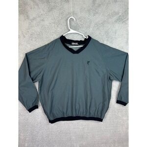 Ashworth Vintage Pullover by Ashworth Golf Mens Large Black V-Neck Long Sleeve